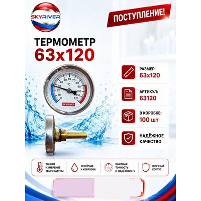 Термометр 63 x 120 мм